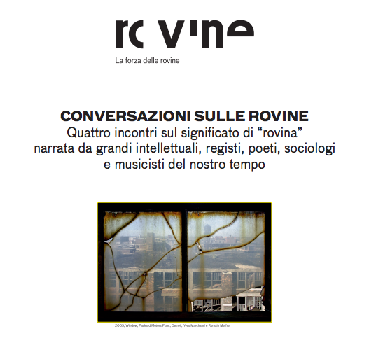 conversazioni sulle rovine