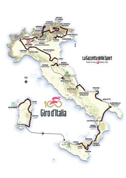 ciclismo Giro Italia 100