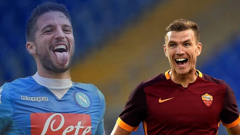 calcio mertens dzeko