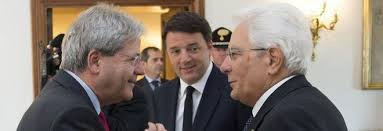 gentiloni renzi mattarella