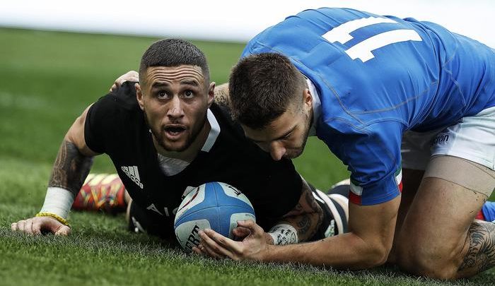 Rugby-Italy vs New Zealand rugby test match (foto ANSA/RICCARDO ANTIMIANI)