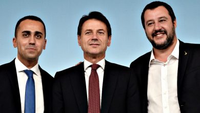 (Foto Fabio Cimaglia / LaPresse) di-maio-conte-salvini