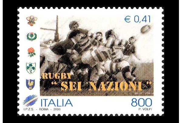 rugby-2000-torneo-6-nazioni-Francobollo