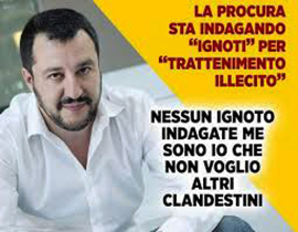 Salvini indagato