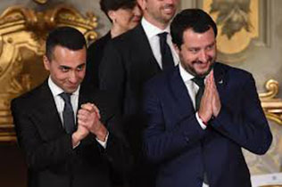Di Maio-Salvini (foto web)