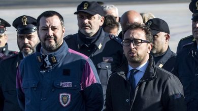 salvini-bonafede-polizia zia (foto web)