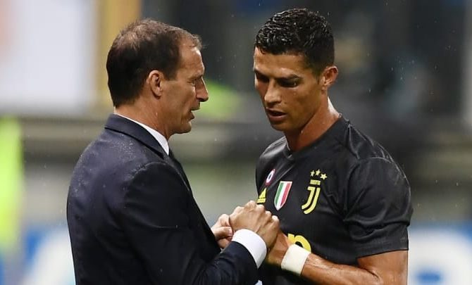 calcio-Allegri-Ronaldo (foto web)