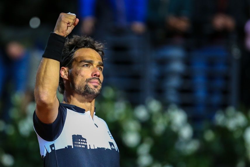 tennis - Fognini - foro italico (foto web)