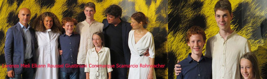 Locarno-red-Lorenzo Mieli Elkann Roussel Giustiniani Commarque Scamarcio Rohrwacher