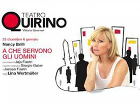 teatro quirino - brilli -a che servono - locandina 2019