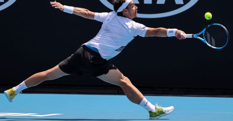 Tennis-Fognini Australian Open 2020 (foto web)