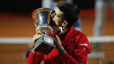 tennis - Djokovic vincitore roma 21.09.2020 (foto web)