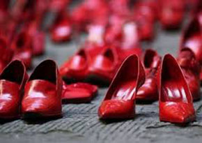 violenza donne scarpe rosse