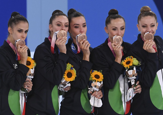 Tokyo ginnastica ritmica bronzo 08.08.2021 (Foto web)