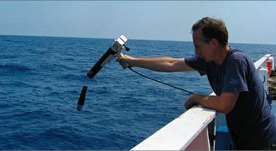 monitoraggio marino (foto INGV-ENEA)