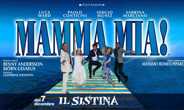 teatro Mamma Mia sistina 2021