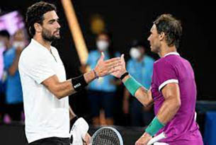 Tennis Berrettini-Nadal Australia 2022 (foto web)