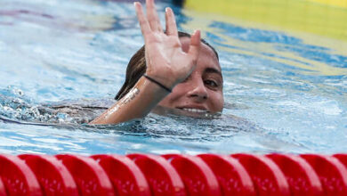 NUOTO QUADARELLA (foto ANSA/ANGELO CARCONI)