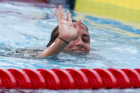 NUOTO QUADARELLA (foto ANSA/ANGELO CARCONI)