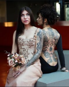 Modelle con Tatuaggi Ornamentali dellartista tatuatore Marco Manzo - attualita.it Modelle con Tatuaggi Ornamentali dell'artista tatuatore Marco Manzo
