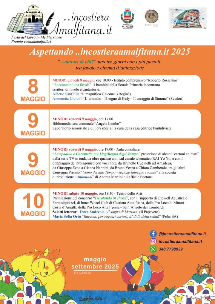 locandina minori di chi - attualita.it programma evento ..incostieraamalfitana .it