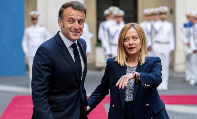 macron e meloni - attualita.it macron e meloni