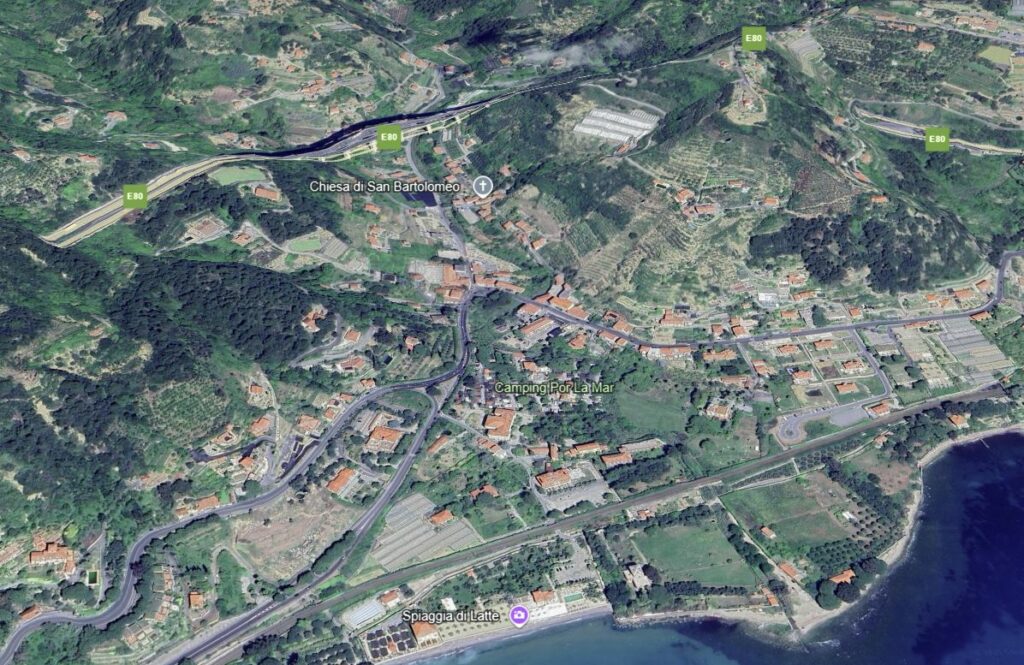 campeggio-por-la-mar-latte-ventimiglia - attualita.it Latte in provincia di Ventimiglia dove si trova il Campeggio Por la Mar e la vicina Autostrada dove è stato ritrovato Allen nei pressi di un casolare con vicino un ripetitore telefonico.