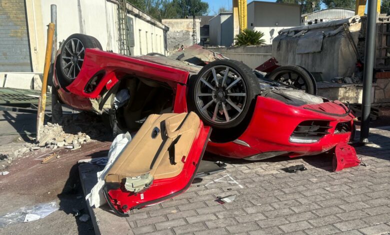 porsche rubata incidente