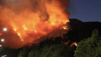 vesuvio in fiamme