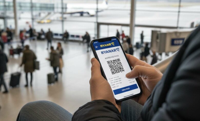 Carta dimbarco Ryanair solo elettronica