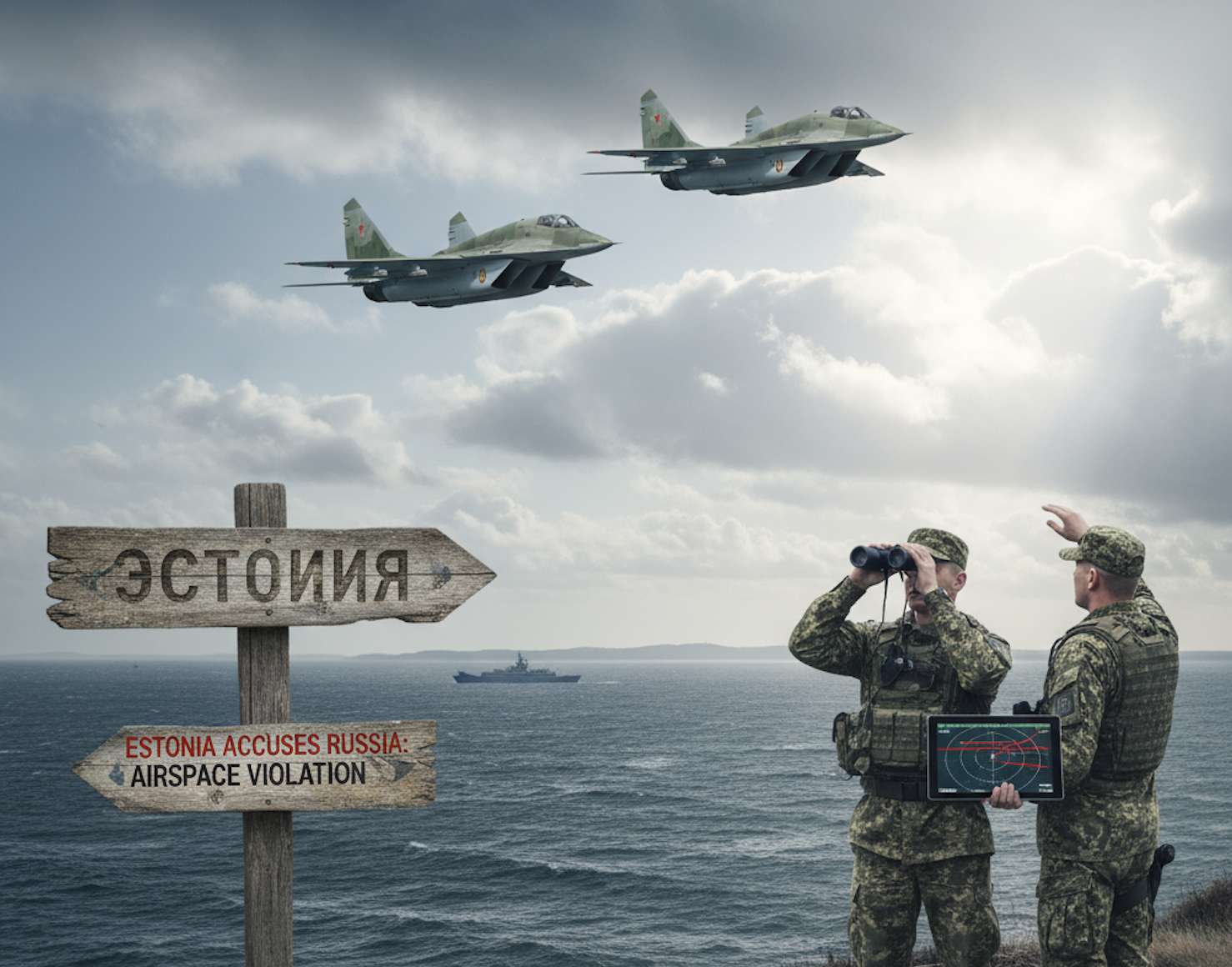 LEstonia accusa la Russia di aver violato il suo spazio aereo coi MIG - attualita.it LEstonia accusa la Russia di aver violato il suo spazio aereo coi MIG