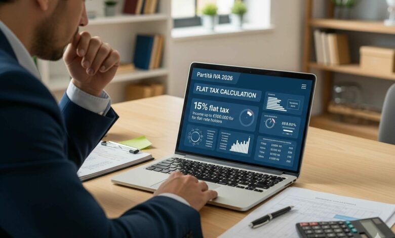 Partite IVA 2026 con flat tax al 15 fino a 100 mila euro per i forfettari