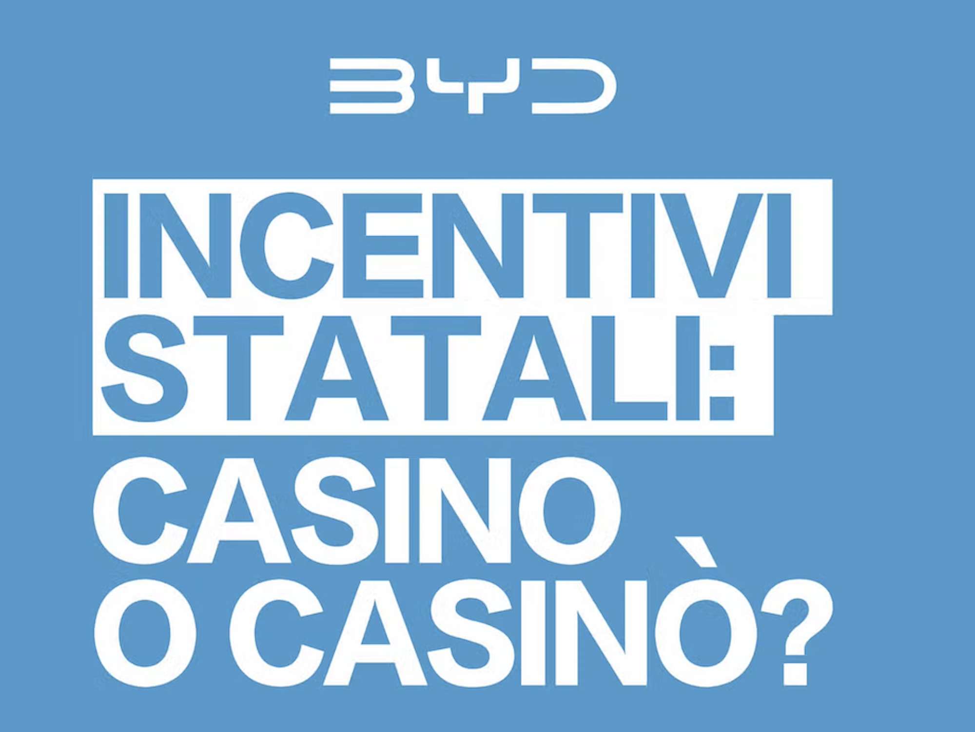 byd incentivi