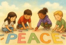 I bambini scrivono Peace - attualita.it I bambini scrivono Peace
