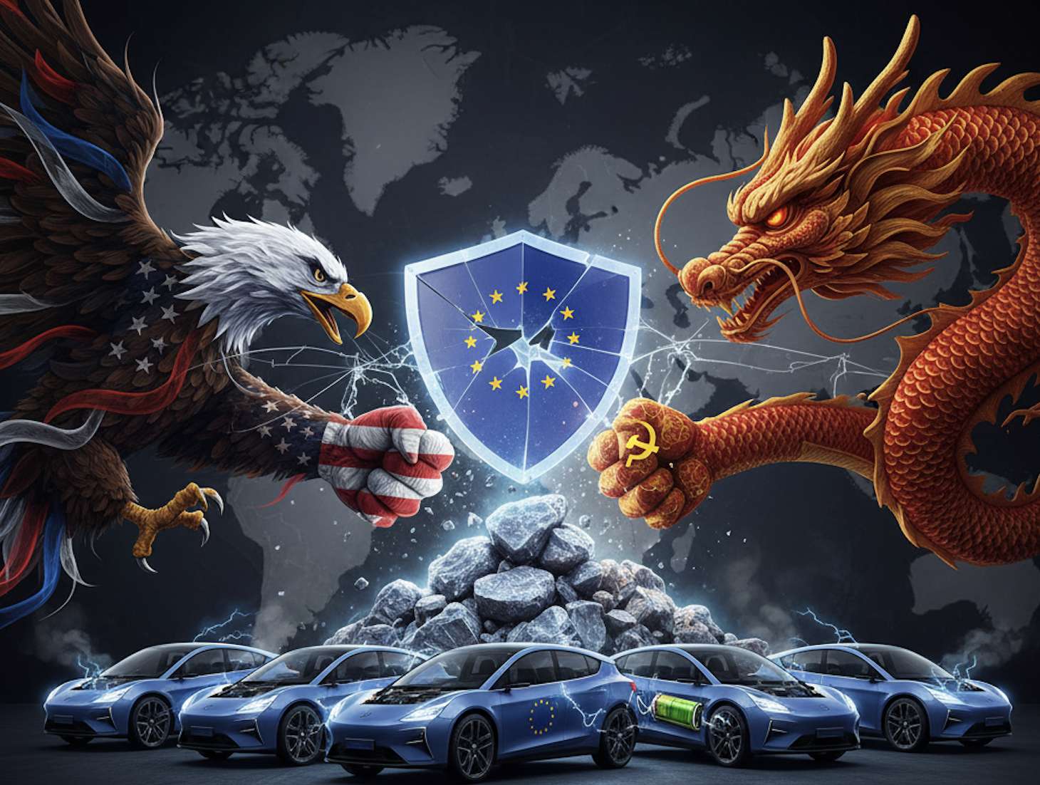 Scontro dazi USA-Cina con batosta terre rare per le auto elettriche europee