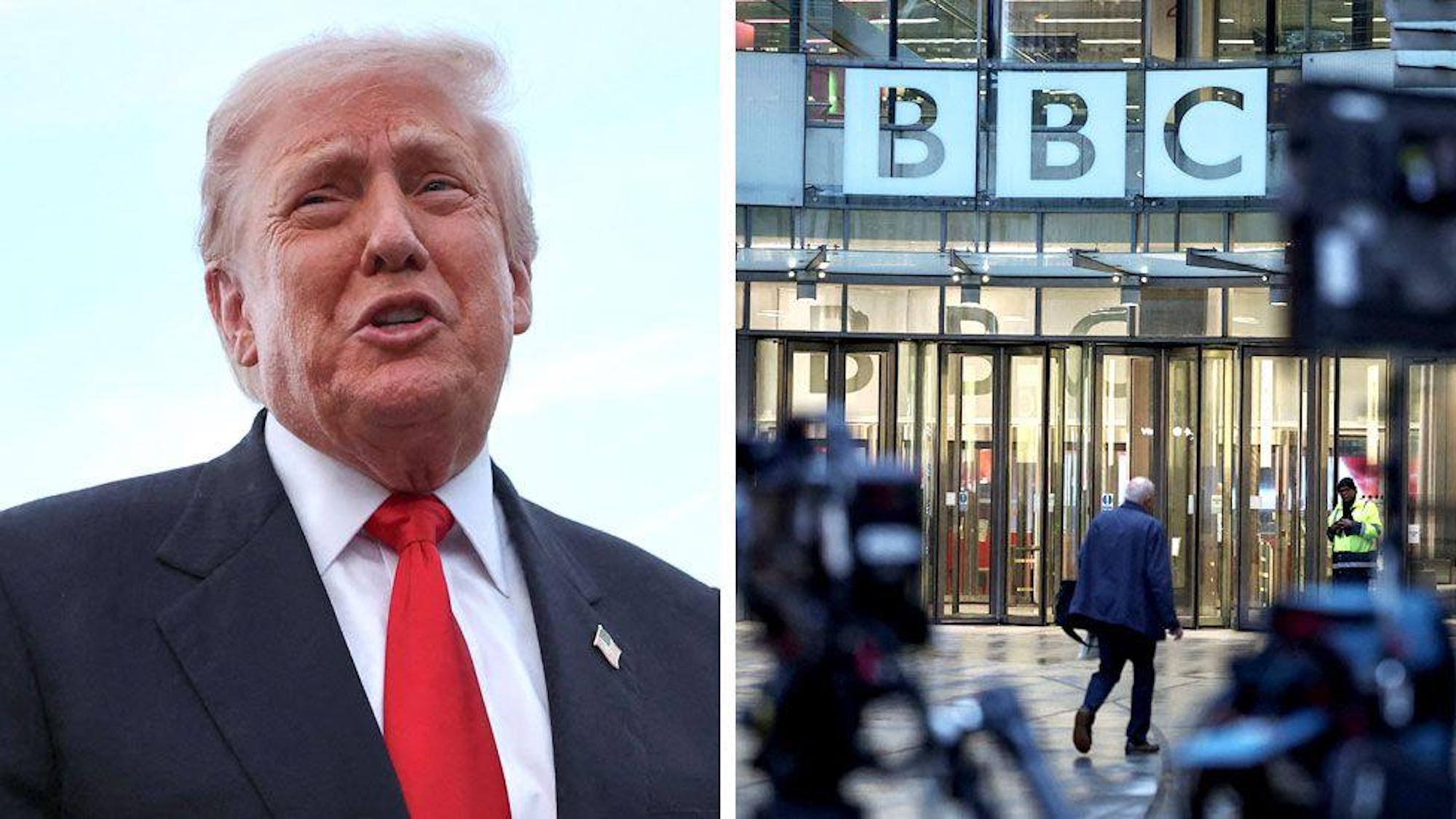 Crisi BBC sul montaggio fuorviante del discorso di Trump