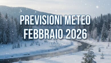 Previsioni meteo, Febbraio 2026