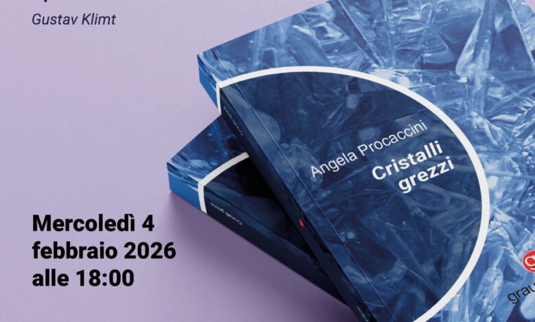 Locandina presentazione libro Cristalli grezzi