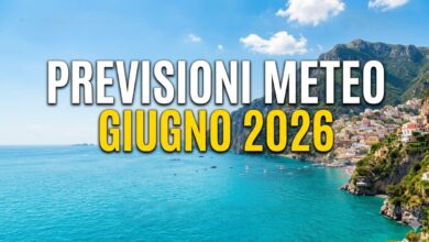 Previsioni meteo giugno 2026