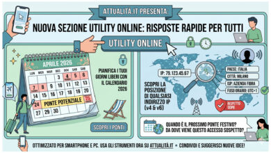 Utility Calendario con Festività e Geo Localizzazione IP