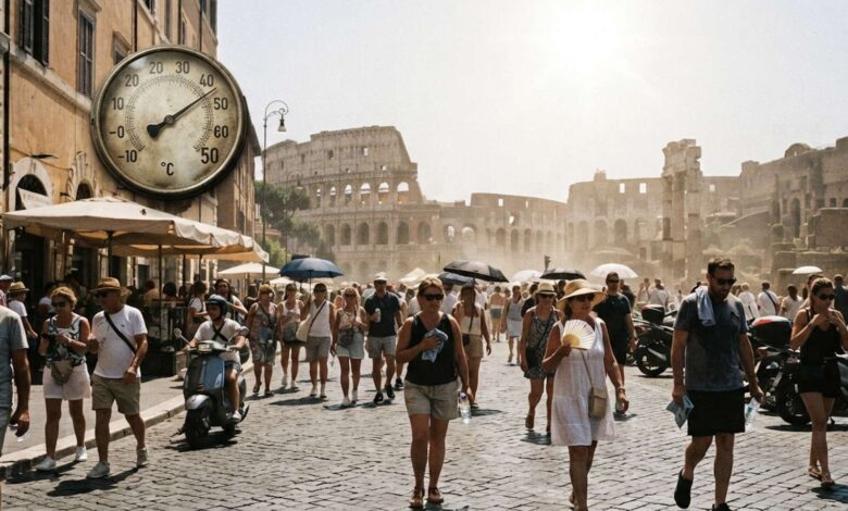 Agosto a 50 gradi in Italia fornace da paura
